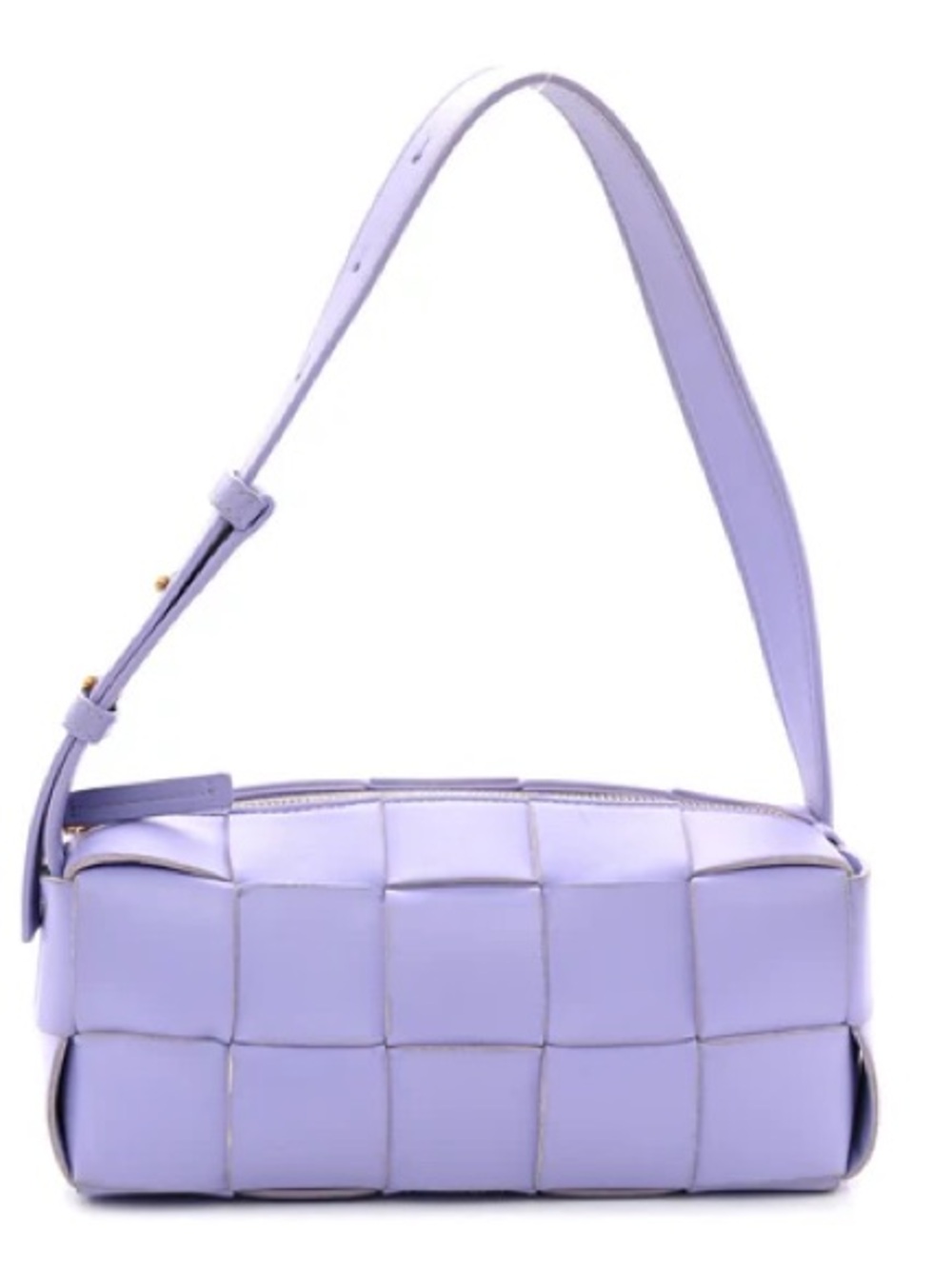 Bottega Veneta Lavender Intrecciato Shoulder Bag